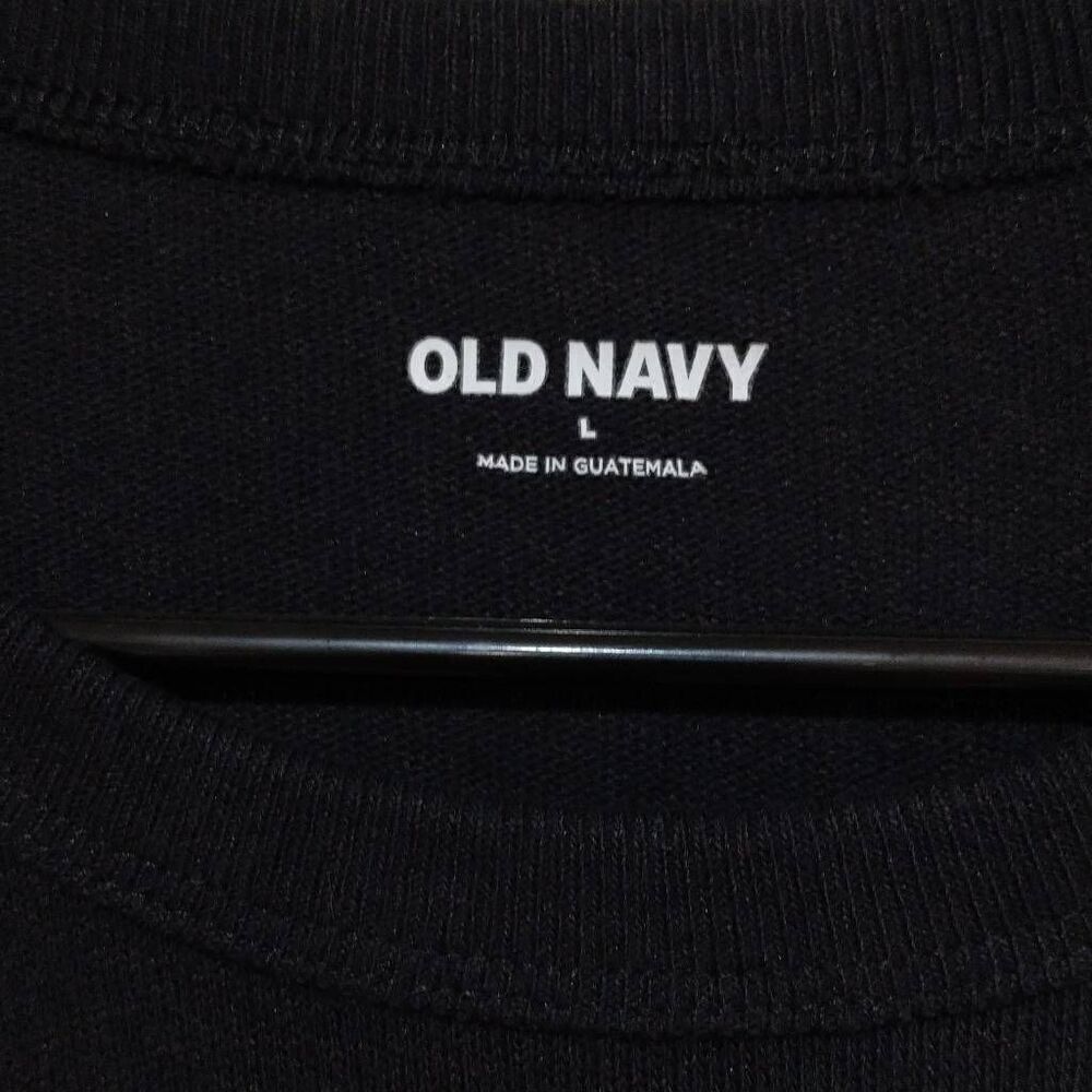 Old Navy Black Jack Knit T-shirt Large NWT